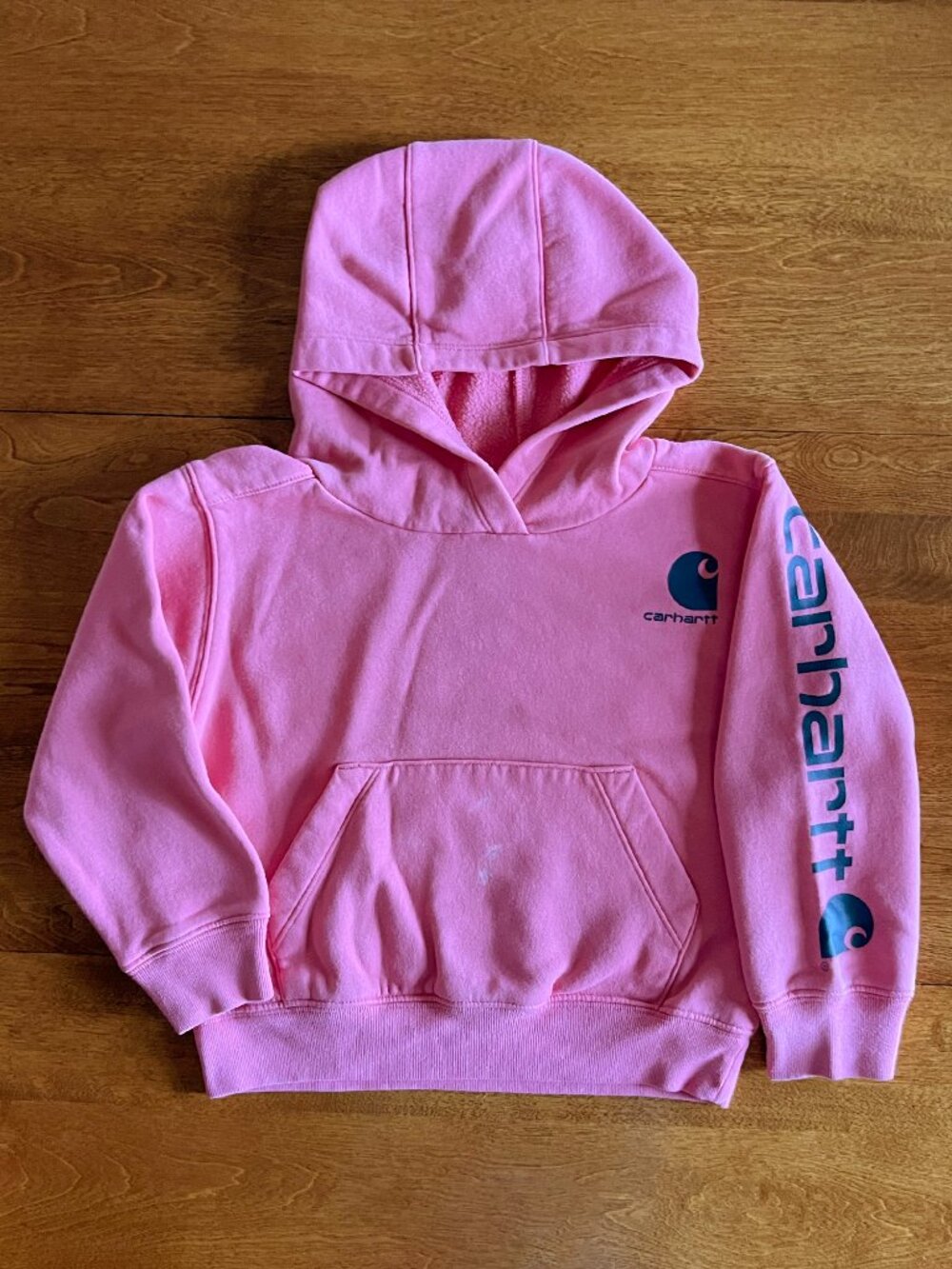 Carhartt pink logo hoodie 4
